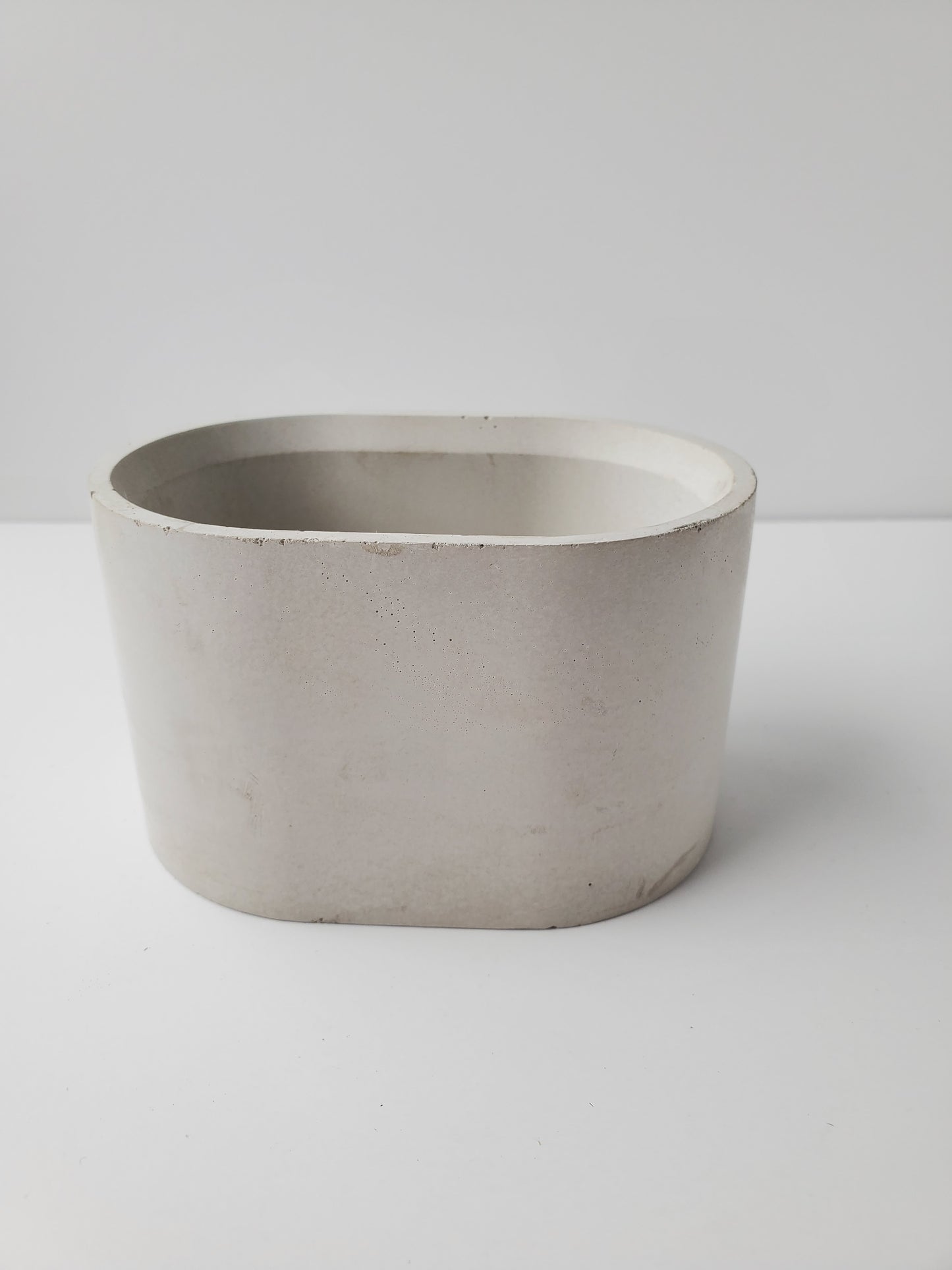 Oval Cement Jar