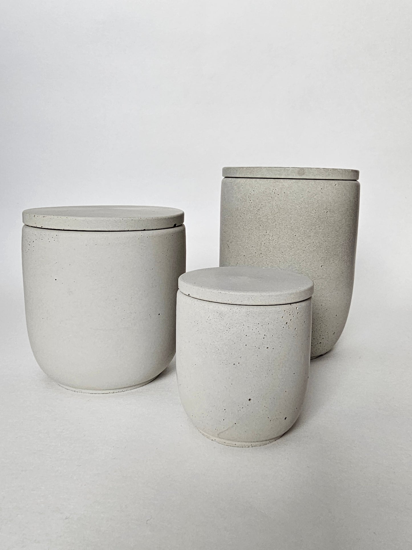 Concrete Match Jar