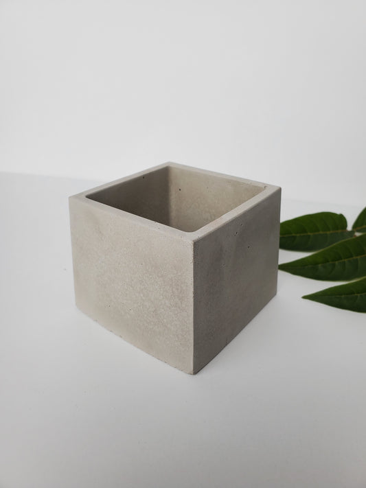 Square Cement Jar